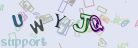 This is a captcha-picture. It is used to prevent mass-access by robots. (see: www.captcha.net)