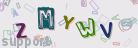 This is a captcha-picture. It is used to prevent mass-access by robots. (see: www.captcha.net)