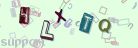 This is a captcha-picture. It is used to prevent mass-access by robots. (see: www.captcha.net)