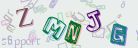 This is a captcha-picture. It is used to prevent mass-access by robots. (see: www.captcha.net)